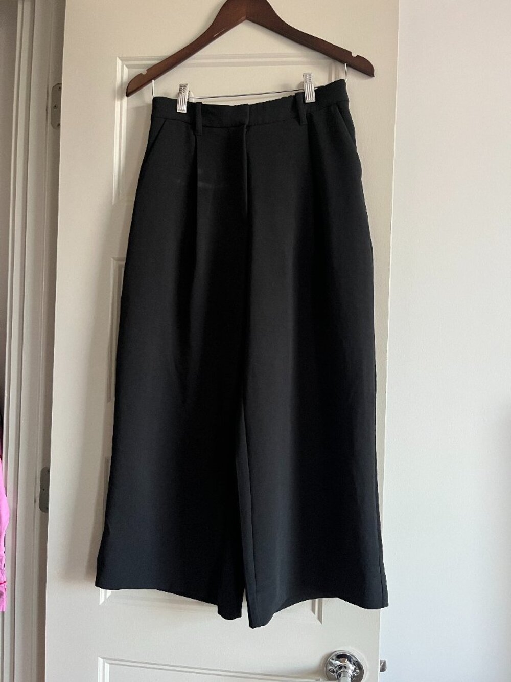 Abercrombie Sloane Crepe Tailored Wide Leg Pant 4s